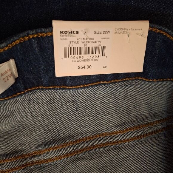 LC Lauren Conrad High Rise Skinny Ankle Jeans NWT - Picture 6 of 8